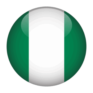 nigeria 3d rounded flag with transparent background free png