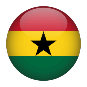 vecteezy ghana 3d rounded flag with transparent background 15272143